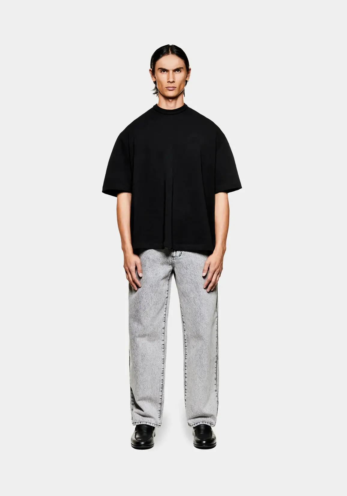 Mki 220 Gsm Slub T Shirt Black (1) Mki 220 Gsm Slub T Shirt Black (1)