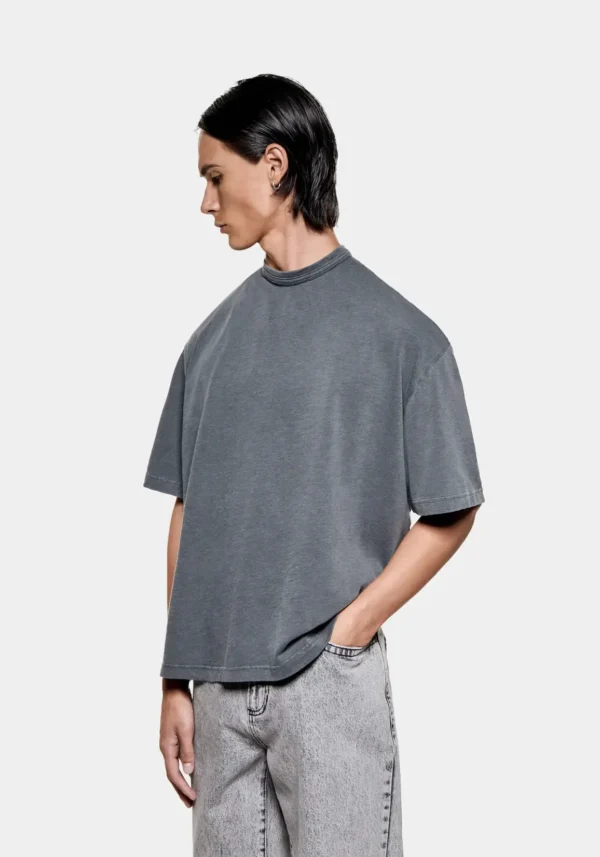 Mki 220 Gsm Slub T Shirt Pigment Black (6)