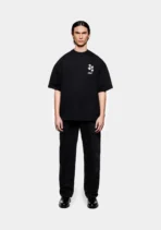 Mki Hibiscus T Shirt Black (4)