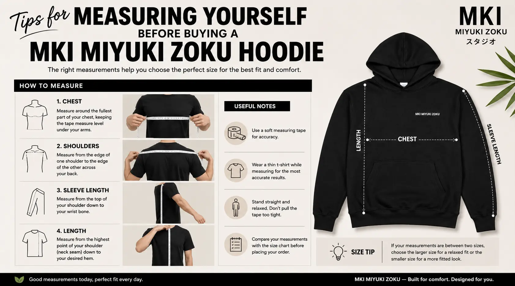 Tips for Measuring Yourself Before Buying a Mki Miyuki Zoku Hoodie Tips for Measuring Yourself Before Buying a Mki Miyuki Zoku Hoodie