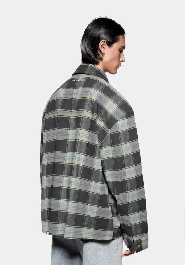 Mki Box Dress Shirt Blue Check (6)