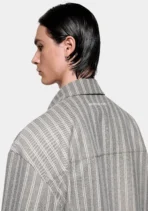 Mki Box Dress Shirt Grey Stripe (4)