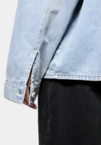 Mki Box Dress Shirt Sunfaded Denim (2)