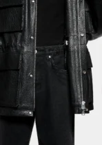 Mki Bubble Leather Field Jacket (2)