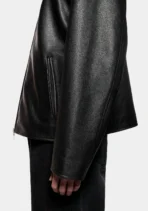 Mki Cropped Leather Rider Jacket (3)
