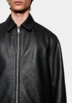 Mki Cropped Leather Rider Jacket (6)