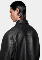 Mki Cropped Leather Rider Jacket (8)