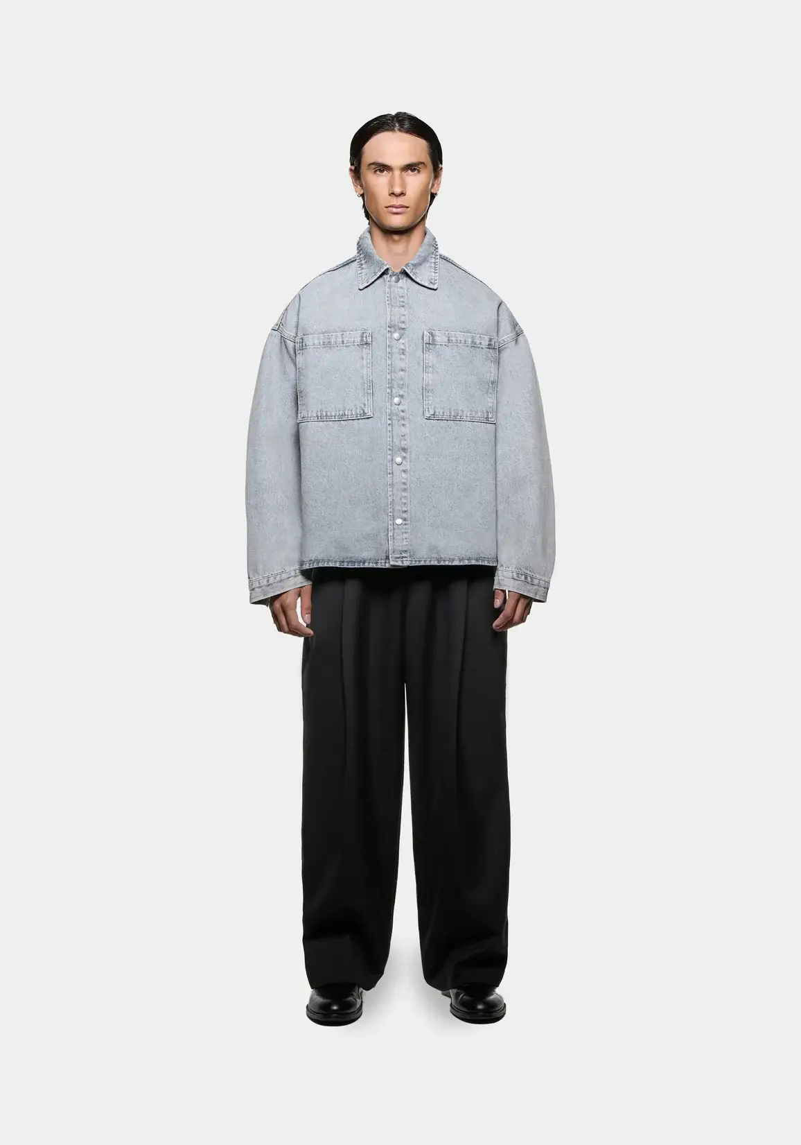Mki Denim Box Overshirt (1) Mki Denim Box Overshirt (1)