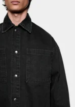 Mki Denim Box Overshirt Black Wash (3)