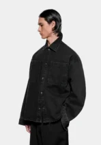 Mki Denim Box Overshirt Black Wash (6)