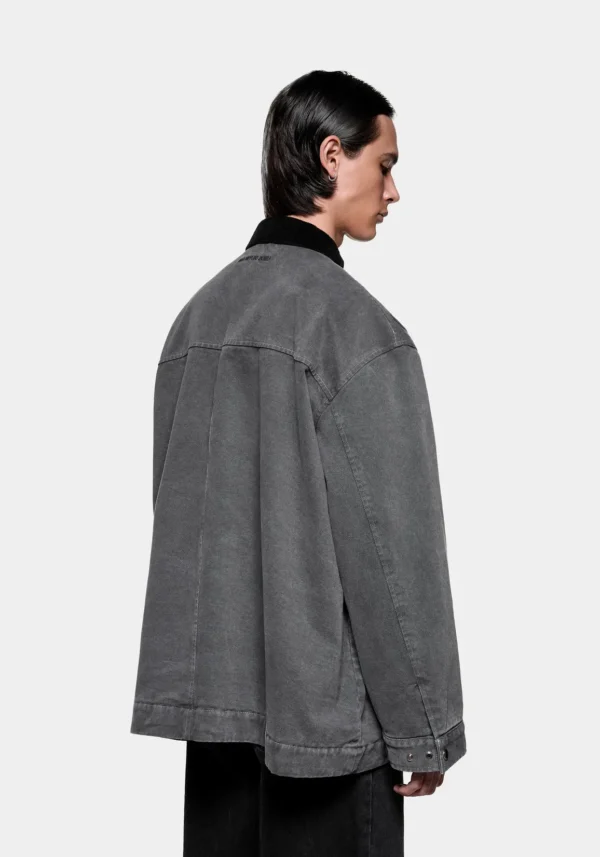 Mki Garment Dyed Work Coat (9)
