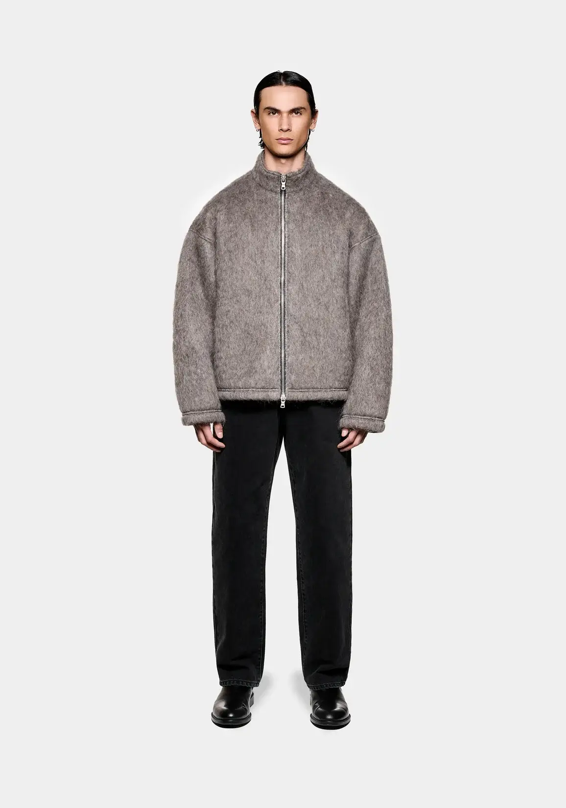 Mki Hairy Wool Track Jacket (1) Mki Hairy Wool Track Jacket (1)