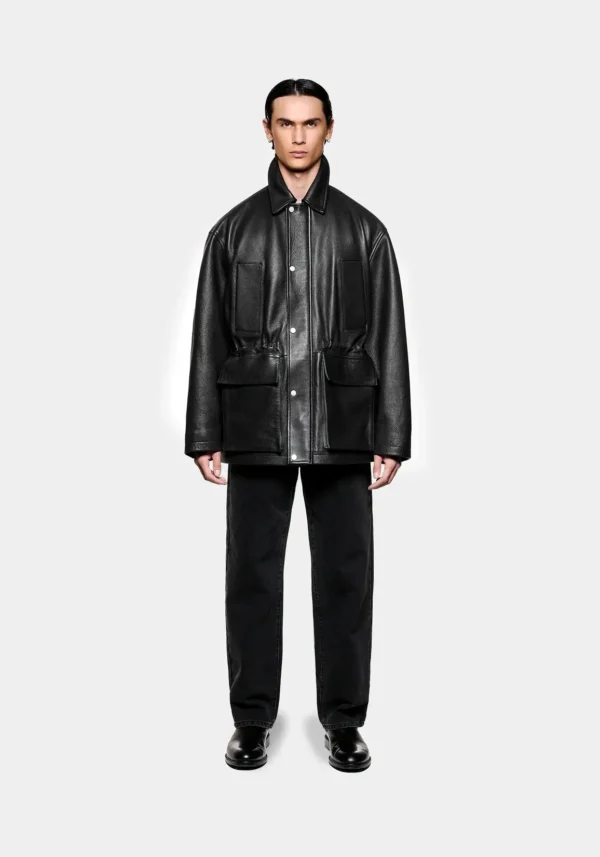 Mki Leather Hunting Coat (1)