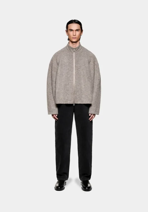 Mki Pressed Wool Track Jacket (1)