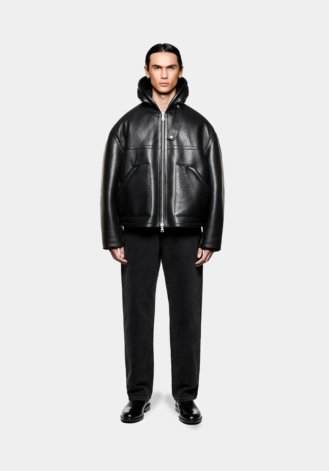 Mki Shearling Hooded Jacket (1) Mki Shearling Hooded Jacket (1)